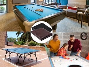 best material for pool table cover compress