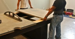 How to move a pool table